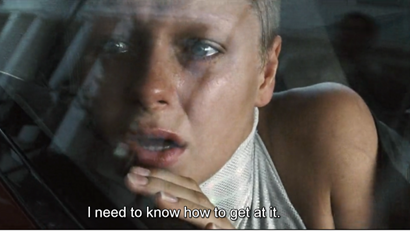 Photogramme tiré de Minority Report [Film], Steven Spielberg, 2002.