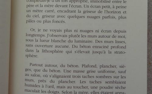 Karoline Georges, Sous béton, ﻿éditions Alto, 2011, p. 15
