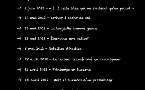 Extrait Saison I du site Chroniques de riens. 
