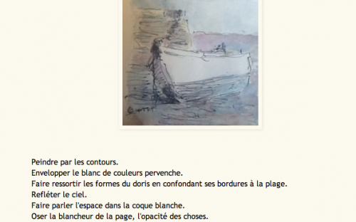 «Le dernier carnet de dessins (3) | le doris», 22 février 2013, site Les portes.