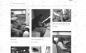 Première page du site Notes de terrain/lignes de fuite. 