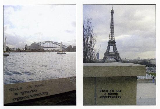 Banksy. Année inconnue. «This is not a photo opportunity» 