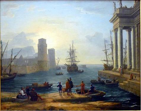 Claude Lorrain, «L’embarquement d’Ulysse»