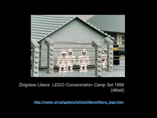 Fig. 15: Lachapelle, Louise. «Zbigniew Libera, LEGO Concentration Camp Set» 