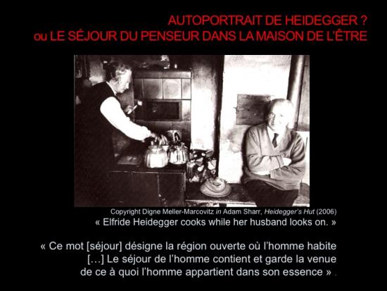 Fig. 25: Meller-Marcovitz, Digne. «Autoportrait de Heidegger? ou Le séjour du penseur dans la maison...»