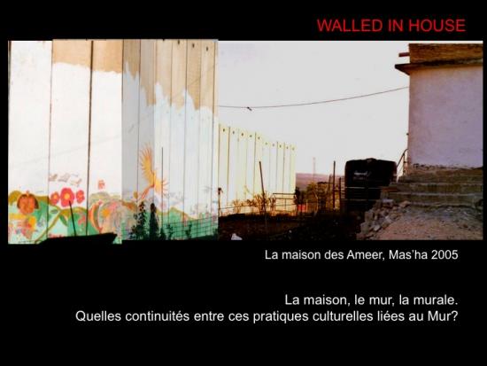 Fig. 34: Auteur inconnu. «Walled in House. La maison des Ameer, Ma'sha». 