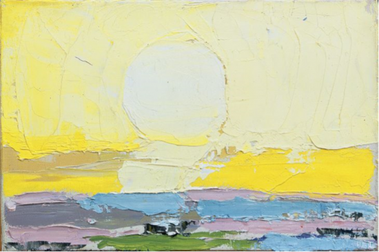 Nicolas de Staël, «Le soleil»