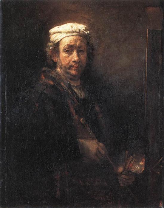 Rembrandt, Harmenszoon van Rijn. 1660. «Autoportrait» 