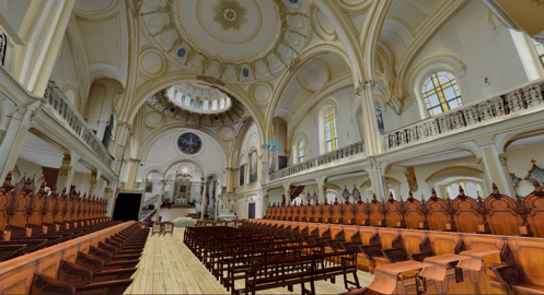 Fig. 1: Vesac, Jean-Ambroise. 2012. «Chapelle du monastère des Ursulines du Québec»