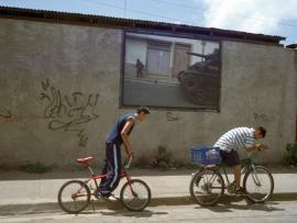 Fig. 3: Meiselas, Susan. 2004. «National Guard entering Esteli, September 1978»