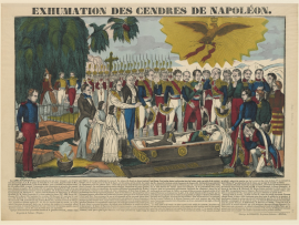 Pellerin Imprimeur-libraire. Date inconnue. «Exhumation des cendres de Napoléon»